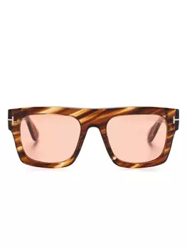 TOM FORD Eyewear солнцезащитные очки Fausto, коричневый