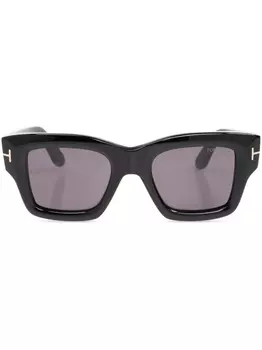 TOM FORD Eyewear солнцезащитные очки FT1154 в квадратной оправе, черный