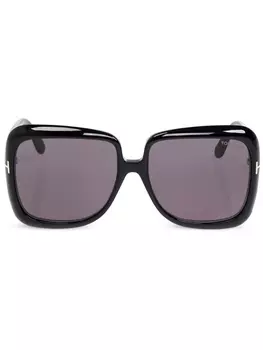 TOM FORD Eyewear солнцезащитные очки FT1156 в большой оправе, черный