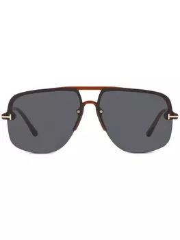 TOM FORD Eyewear солнцезащитные очки Hugo-02, коричневый
