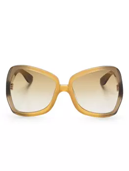 TOM FORD Eyewear солнцезащитные очки Jerry, коричневый