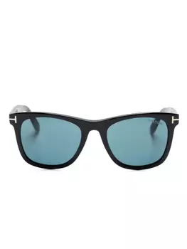 TOM FORD Eyewear солнцезащитные очки Kevyn трапециевидной формы, черный