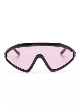 TOM FORD Eyewear солнцезащитные очки Lorna в массивной оправе, черный