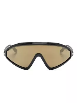 TOM FORD Eyewear солнцезащитные очки-маска Lorna, черный
