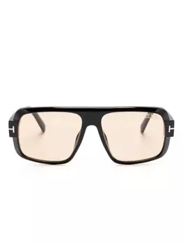 TOM FORD Eyewear солнцезащитные очки-пилоты, черный