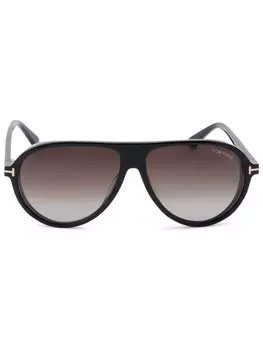 TOM FORD Eyewear солнцезащитные очки-пилоты Marcus, черный