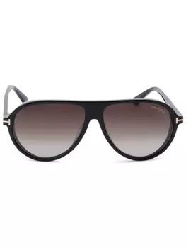 TOM FORD Eyewear солнцезащитные очки-пилоты Marcus, черный