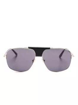 TOM FORD Eyewear солнцезащитные очки-пилоты Tex, черный