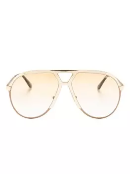 TOM FORD Eyewear солнцезащитные очки-пилоты Xavier, золотой