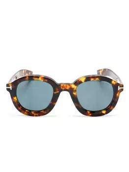TOM FORD Eyewear солнцезащитные очки Raffa, коричневый