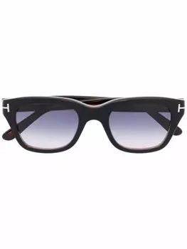TOM FORD Eyewear солнцезащитные очки с эффектом градиента, коричневый