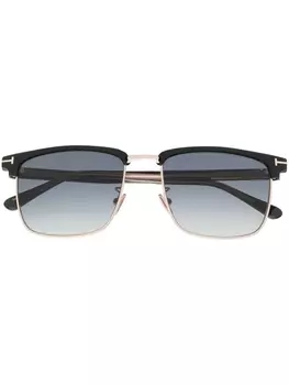 TOM FORD Eyewear солнцезащитные очки с логотипом, черный