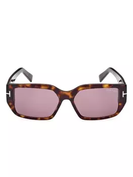 TOM FORD Eyewear солнцезащитные очки Silvano, коричневый