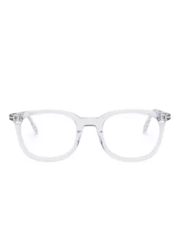 TOM FORD Eyewear солнцезащитные очки TF5904B в квадратной оправе, нейтральный цвет