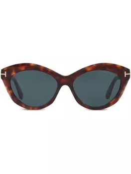 TOM FORD Eyewear солнцезащитные очки Toni, коричневый