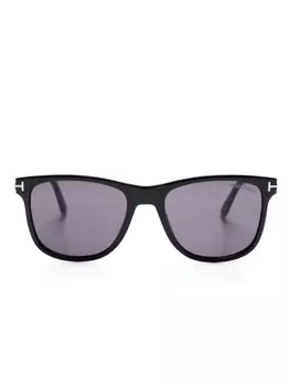 TOM FORD Eyewear солнцезащитные очки в квадратной оправе, черный
