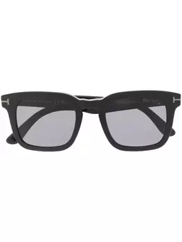 TOM FORD Eyewear солнцезащитные очки в квадратной оправе, черный