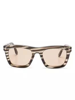 TOM FORD Eyewear солнцезащитные очки в квадратной оправе, нейтральный