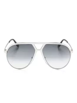 TOM FORD Eyewear солнцезащитные Xavier очки-пилоты, серебристый
