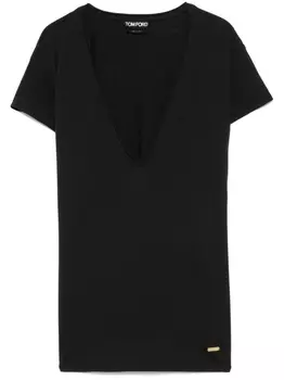 TOM FORD футболка из джерси, черный