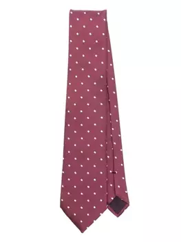 TOM FORD галстук в горошек, розовый