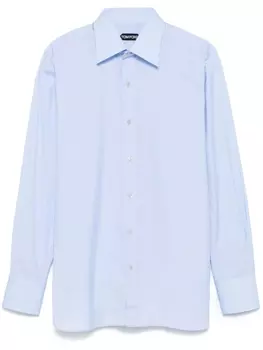 TOM FORD хлопковая рубашка, синий