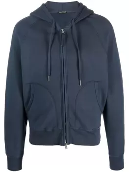 TOM FORD худи на молнии, синий