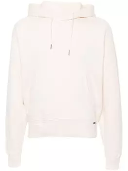TOM FORD худи с нашивкой-логотипом, нейтральный цвет