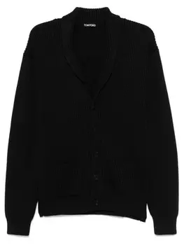 TOM FORD кардиган с воротником-шалькой, черный