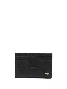 TOM FORD картхолдер из зернистой кожи, черный