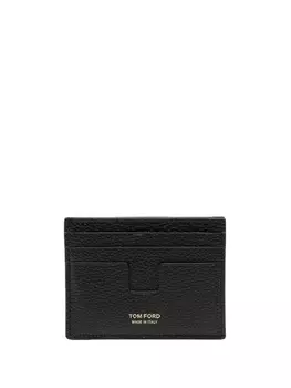 TOM FORD картхолдер с логотипом, черный
