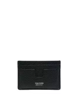 TOM FORD картхолдер с логотипом, черный