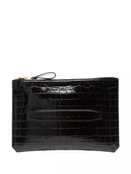 TOM FORD клатч Buckley из канваса, черный