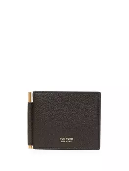 TOM FORD кошелек с зажимом для банкнот, коричневый