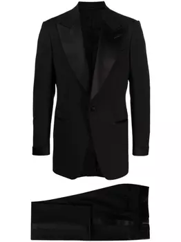 TOM FORD костюм с однобортным пиджаком, черный
