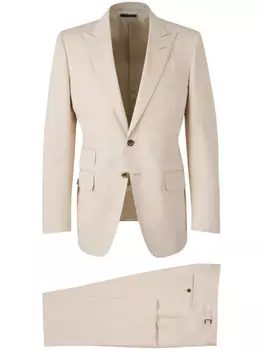 TOM FORD костюм с однобортным пиджаком, нейтральный