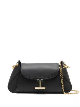 TOM FORD кожаная сумка через плечо, черный