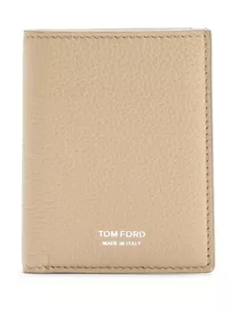 TOM FORD кожаный картхолдер, нейтральный