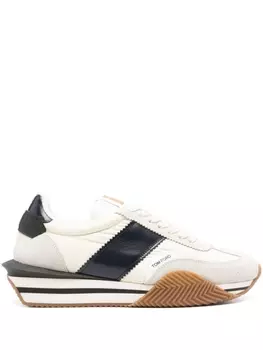 TOM FORD кроссовки James с несколькими панелями, нейтральный цвет