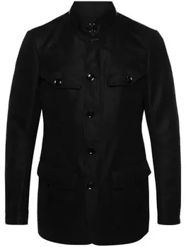 TOM FORD куртка Compact в стиле милитари, черный
