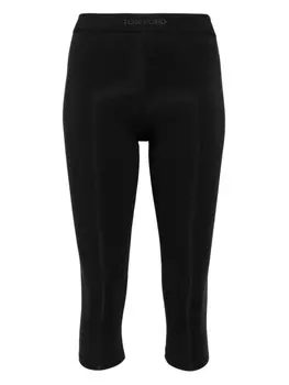 TOM FORD леггинсы с логотипом, черный