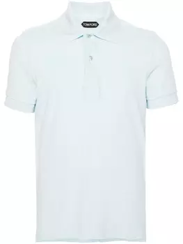 TOM FORD махровая рубашка поло, синий