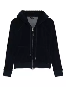 TOM FORD махровое худи, синий