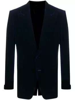 TOM FORD однобортный пиджак, синий