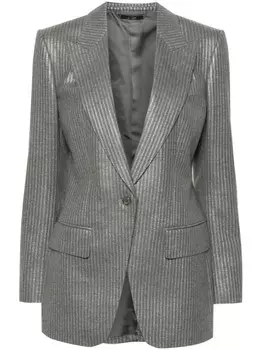 TOM FORD пиджак в полоску, серый
