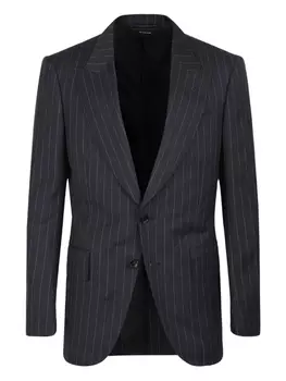 TOM FORD пиджак в тонкую полоску, серый