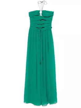 TOM FORD платье макси с вырезами, зеленый