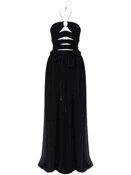 TOM FORD платье макси с вырезом, черный