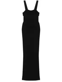 TOM FORD платье с вырезом в форме сердца, черный