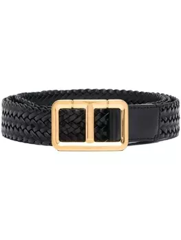 TOM FORD плетеный ремень, черный